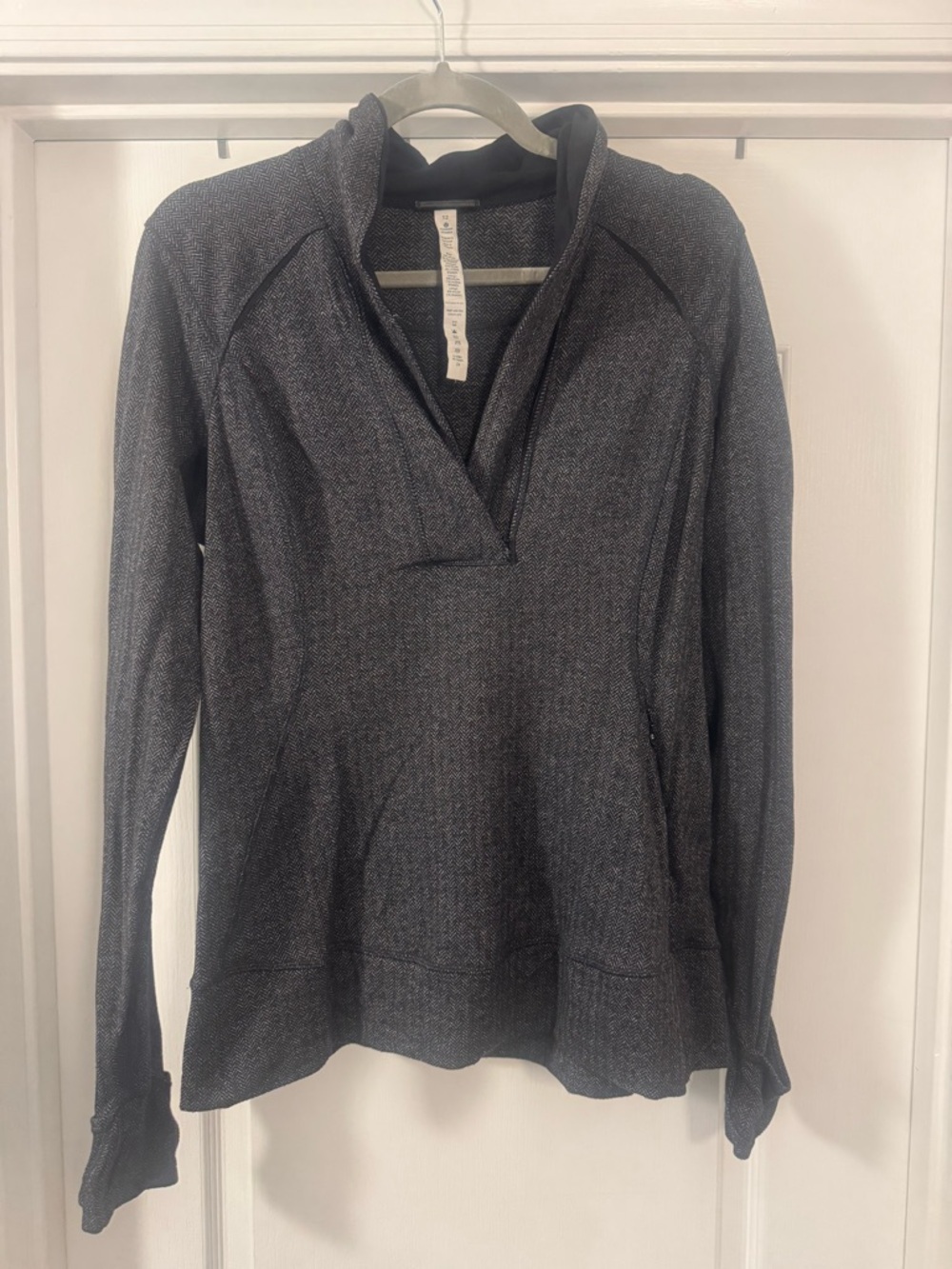 Lululemon Think Fast Herringbone Pullover - Picture 1 of 16